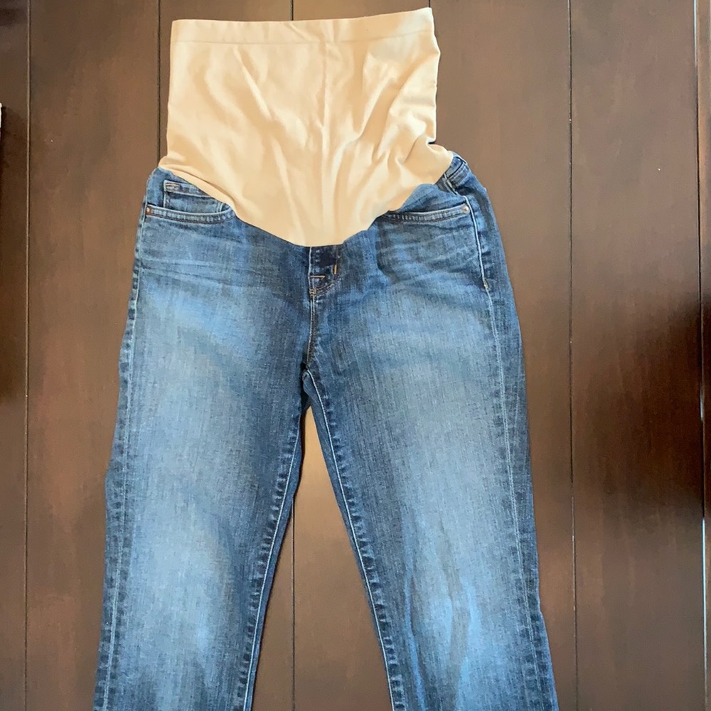 J Brand Pea in a Pod Maternity Skinny Jeans